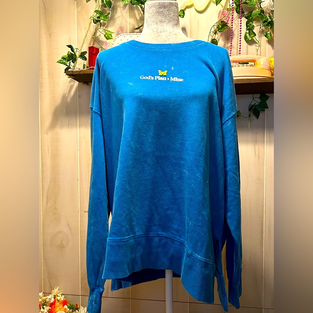 JADELYNN BROOKE FAITH OVER FEAR
MINERAL‎ WASH LONG SLEEVE T size large